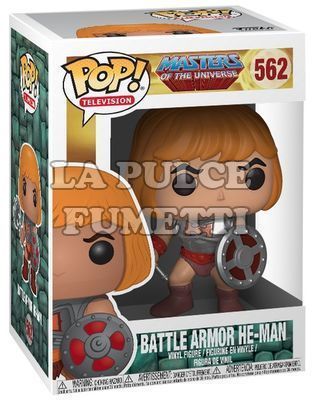 MASTER OF THE UNIVERSE: BATTLE ARMOUR HE-MAN - VINYL FIGURE #   562 - POP FUNKO